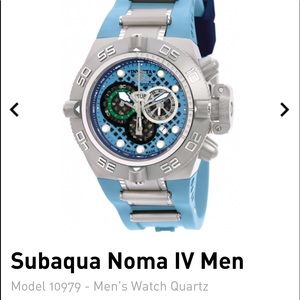 Invicta model 10979 rare limited puppy aqua nova